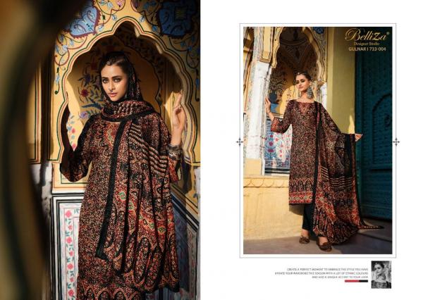 Belliza Gulnar Premium Pashmina Digital Print  Dress Material Collection